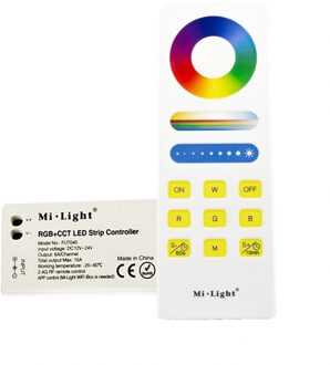 milight Touch RF afstandsbediening RGBWW met controller en wandhouder