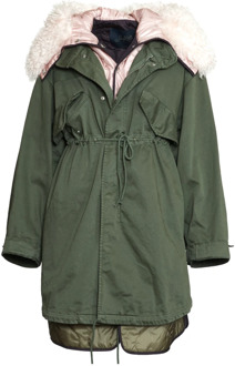 Militaire jassen en jassen voor vrouwen Seafarer , Green , Dames - M