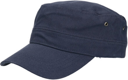 Militairy look rebel cap navy blauw