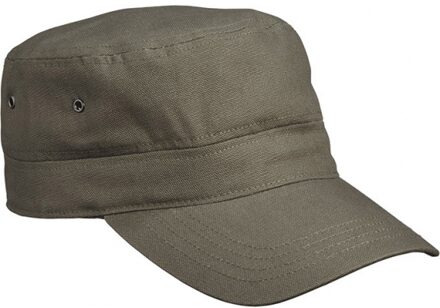 Militairy look rebel cap olijf groen