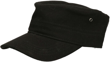 Militairy look rebel cap  Zwart