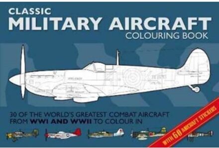 Military Aircraft Colouring Book - Military Aircraft Colouring Book - Adam Wilde