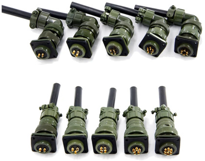 Military standard cable connectors MIL-DTL-5015 Servo connector 14S-9 2 pin plug socket 3 pin 14S-7 14S-6 14S-5 14S-2