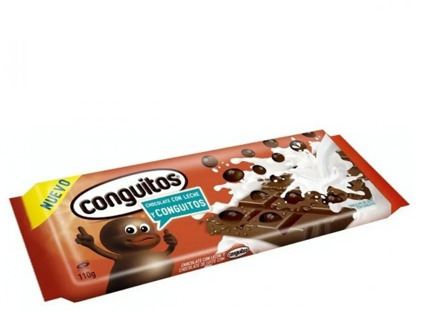 Milk Chocolate tablet confetti · 110g.