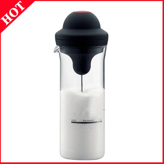 Milk Frother Electric Foamer Coffee Foam Maker Milk Shake Mixer Battery Milk Frother Jug Cup