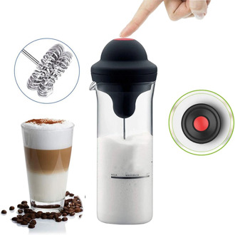 Milk Frother Milk Cappuccino Automatic Frother Milk Mixer Hibrew Cappuccino & Coffee Milks Beater Electric Milks Frother Machine