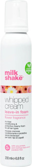 Milk_Shake Leave-in Foam milk_shake Whipped Cream Leave In Foam Flower Vegan 200 ml