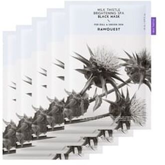 Milk Thistle Brightening SPA Black Mask Set 5 pcs