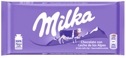 Milka - Alpenmelk 100 Gram 24 Stuks