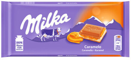 Milka - Caramel 100 Gram 23 Stuks