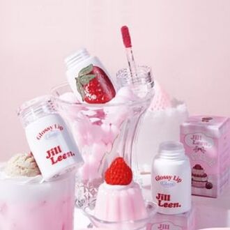 Milky Mist Lip Mud Strawberry Bear Edition - 3 Colors #N04 Strawberry - 3ml