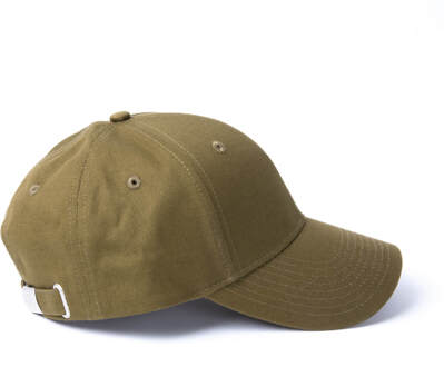 Milliner 6 Panel Cotton Baseball Cap Military Olive Mr Flat Embroidered Groen