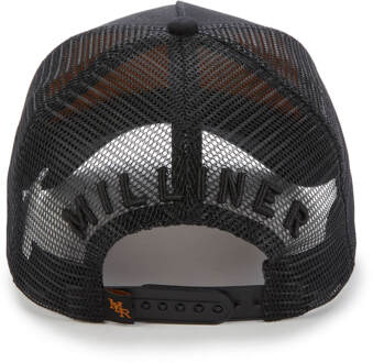 Milliner Made Trucker Cap - Black Zwart