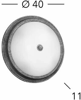 Milord plafondlamp, Ø 40 cm, 24-karaats verguld goud