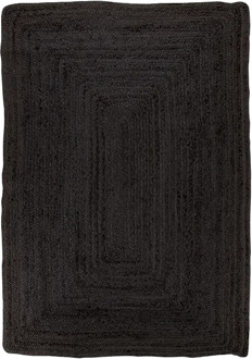 Milou jute vloerkleed donkergrijs - 180 x 120 cm