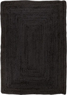 Milou jute vloerkleed donkergrijs - 240 x 180 cm