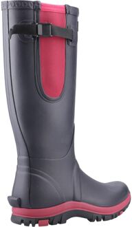 Milton Rubber Dames Navy/Roze Wellingtonlaarzen - EU 42 / UK 8