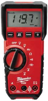 Milwaukee 2216-40 Digitale True-RMS multimeter - AC/DC 600V & 10A