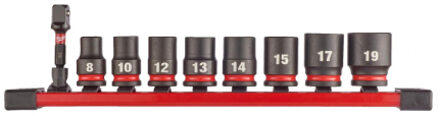 Milwaukee Dopsleutelset 9-delig 4932480454