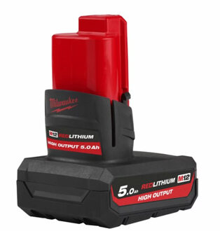 Milwaukee M12 HB5 12V Li-Ion accu - 5,0Ah 4932480165