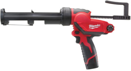 Milwaukee M12 PCG/310C-201B 12V Li-Ion Accu lijm- en kitspuit set (1x 2.0Ah accu) incl. kokerhouder in tas