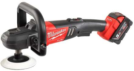 Milwaukee M18 FAP180-502X 18V Li-Ion accu Polijstmachine set (2x 5.0Ah accu) in HD Box - 180mm - variabel