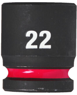 Milwaukee SHOCKWAVE™ Krachtdop 1/2" kort 22 mm - 1 stuk 4932480316