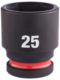Milwaukee SHOCKWAVE™ Krachtdop 1/2" kort 25 mm - 1 stuk 4932480319