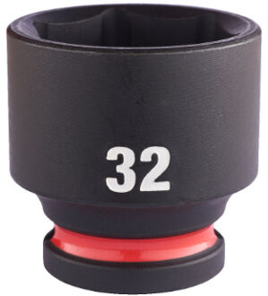 Milwaukee SHOCKWAVE™ Krachtdop 1/2" kort 32 mm - 1 stuk 4932480325