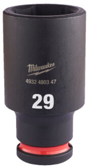 Milwaukee SHOCKWAVE™ Krachtdop 1/2" lang 29 mm - 1 stuk 4932480347