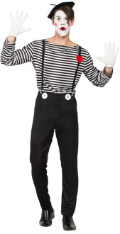 Mimespeler Kostuum Volwassenen Multikleur - Print