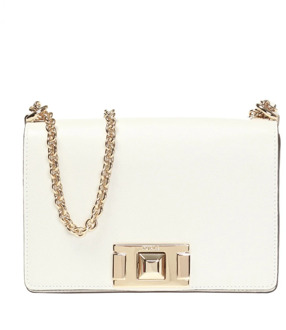 Mimi Mini Chalk Dames Crossbodytas  - Wit