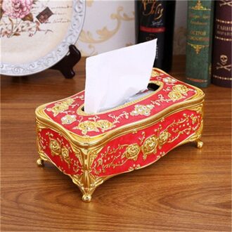 Minch Tissue Doos Luxe Doos Europa Retangle Servet Tissu Houder Ring Houder Papier Wc Tissue Opbergdoos Houder Elegante 3
