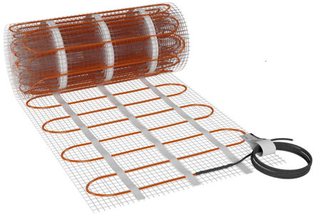 Mincio vloerverwarmingmat - 2m2 - 4x0,5mtr - 320w - zonder thermostaat 1668860