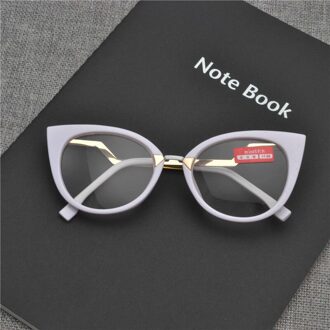MINCL Leesbril Vrouwen Vintage Verziend Brillen Kat Framen Vrouwen Elegante Lezer Bril LXL +100