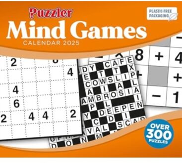 Mind Games, Puzzler Box Calendar 2025 - Calendars, Carousel