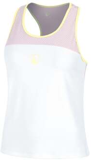 Mind Racerback Tanktop Dames-Wit,Mauve - S