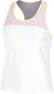 Mind Racerback Tanktop Dames-Wit,Mauve - XS,S,M,L,XL,XXL