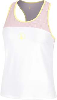 Mind Racerback Tanktop Meisjes-Mauve,Wit - 116,128,140,152,164