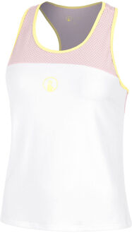 Mind Racerback Tanktop Meisjes-Mauve,Wit - 116,128,164