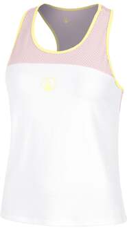 Mind Racerback Tanktop Meisjes-Mauve,Wit - 128