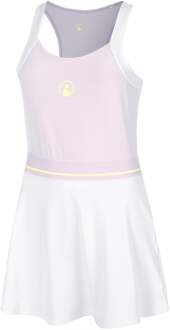 Mind Volley Jurk Dames-Mauve,Wit - XS,S,M,L,XL,XXL