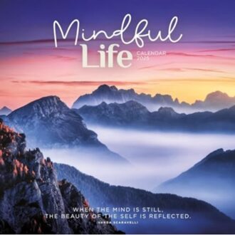 Mindful Life Square Wall Calendar 2025 - Calendars, Carousel