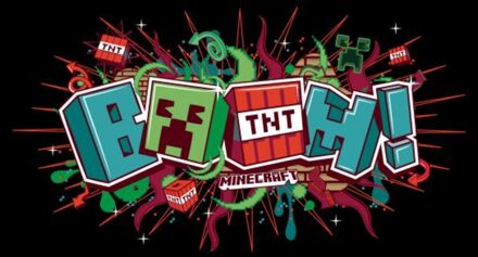 Minecraft Boom Unisex T-Shirt - Black - S
