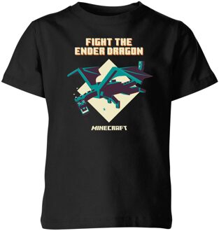 Minecraft Ender Dragon Kids' T-Shirt - Black - 122/128 (7-8 jaar)