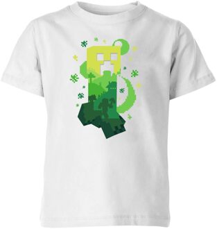 Minecraft ExoCreeper Kids' T-Shirt - White - 146/152 (11-12 jaar)