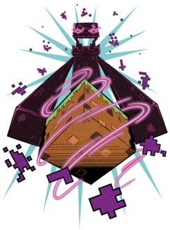 Minecraft Figure Unisex T-Shirt - White - S