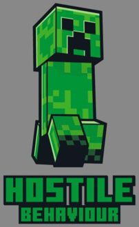 Minecraft Hostile Behaviour Unisex T-Shirt - Grey - 3XL