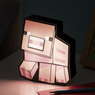 Minecraft Pig 2D Box Light