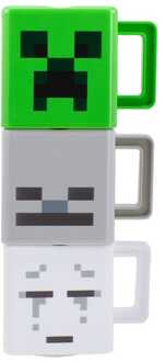 Minecraft: Set of 3 Stacking Mugs Beker